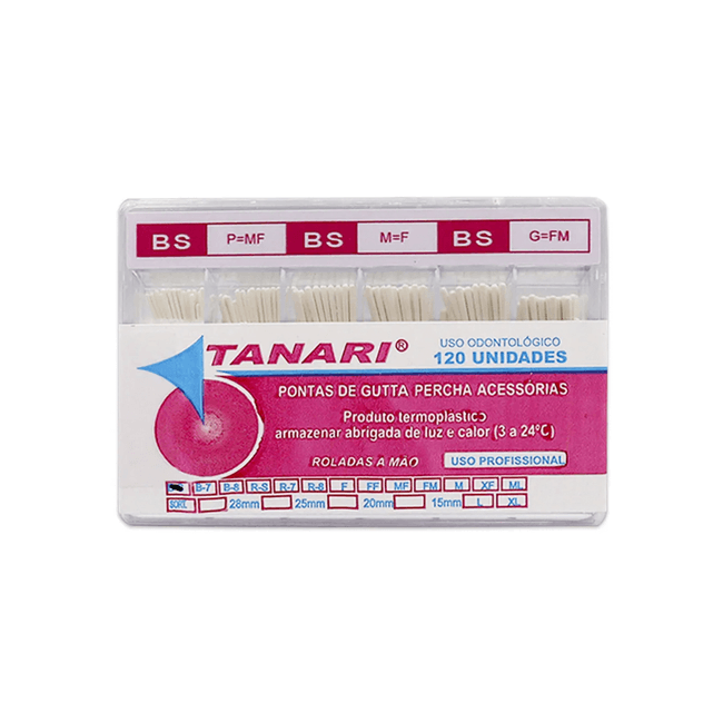 Gutta Percha Acessória 28mm - Tanari