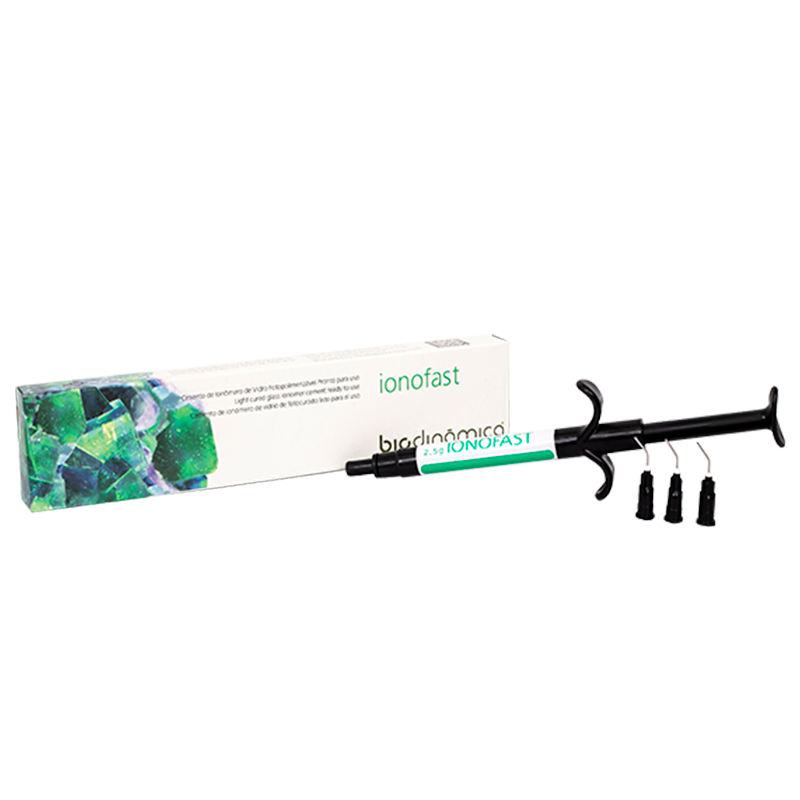 Ionômero de Vidro Forrador Foto Ionofast 2,5g - Biodinâmica