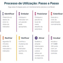 Indicador Biológico 24 Horas para Autoclave com 10 unidades - 2I