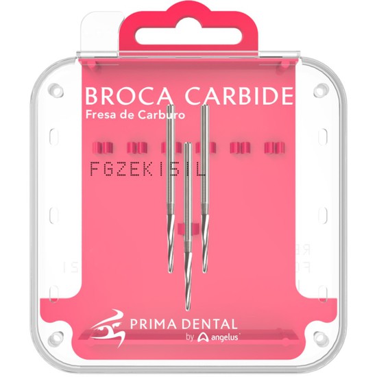 Broca Carbide Zekrya FG 28mm Longa 3un- Angelus Prima