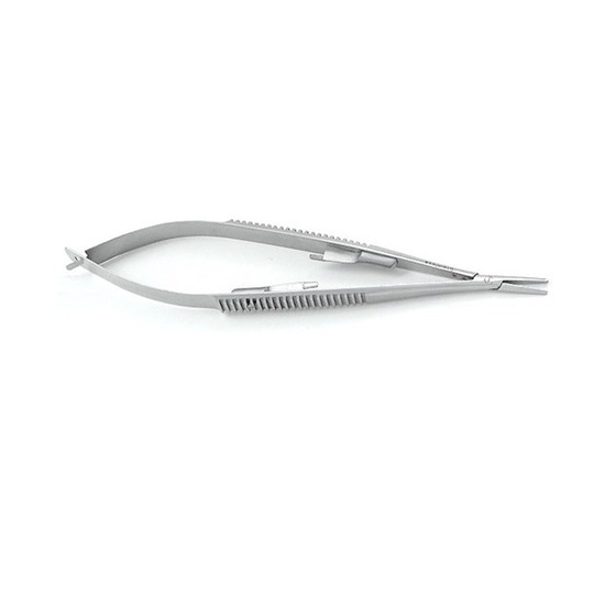 Porta Agulha Castroviejo Reto 14cm Simples - Golgran