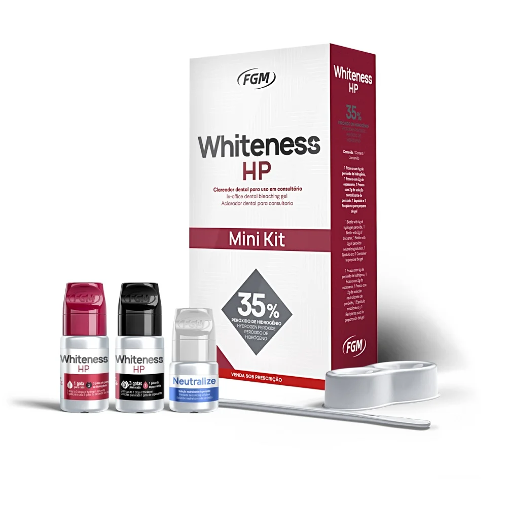 Mini Kit Clareador Whiteness HP 35% para 1 Paciente - FGM