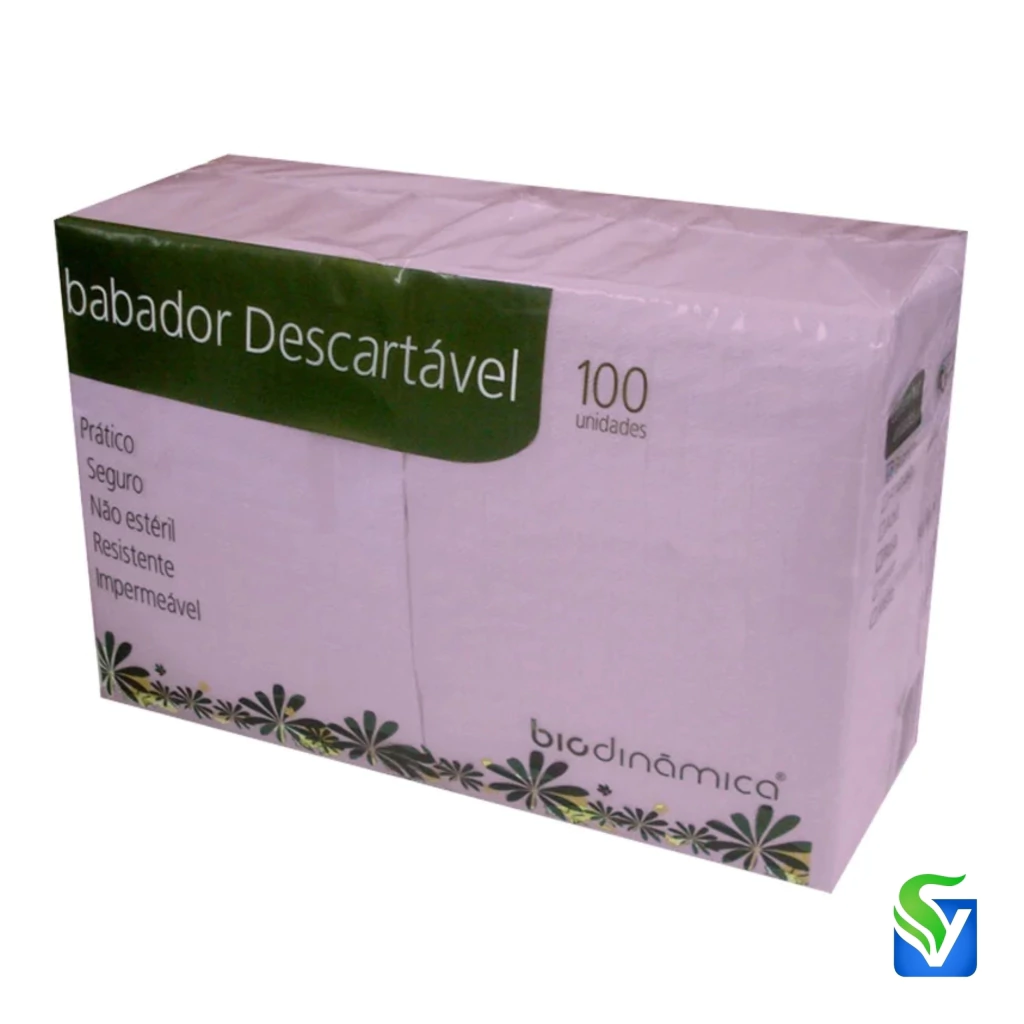 Babador Descartável 100 unidades - Biodinamica