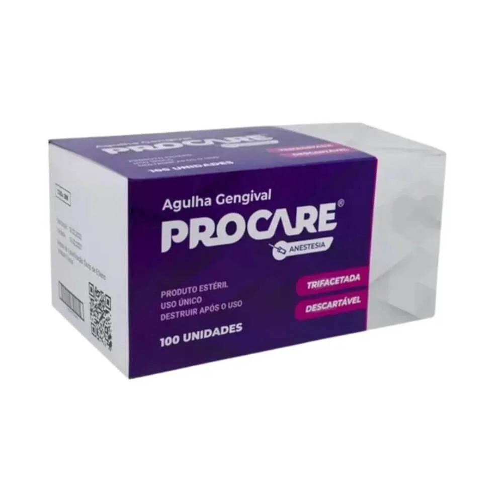 Agulha Gengival Curta 30G -Procare