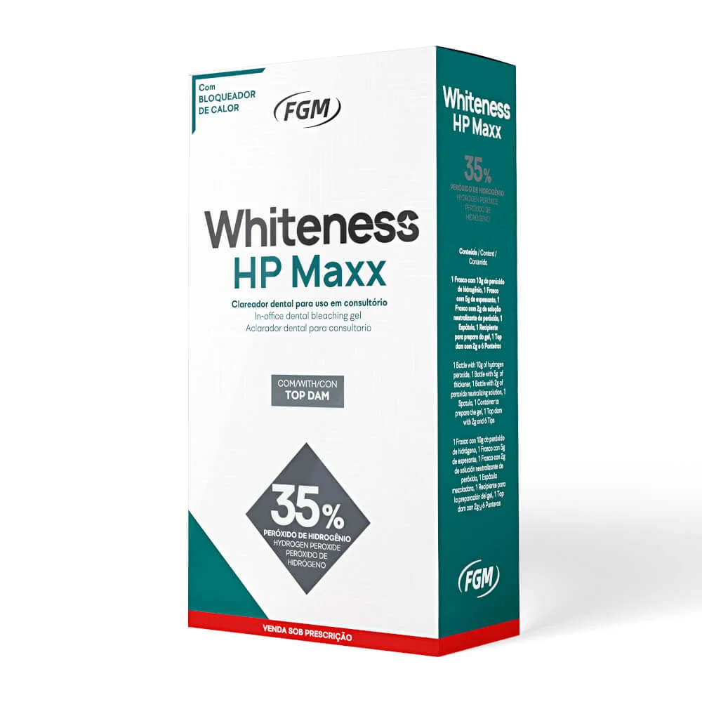 Kit Clareador Whiteness HP Maxx 35% - FGM