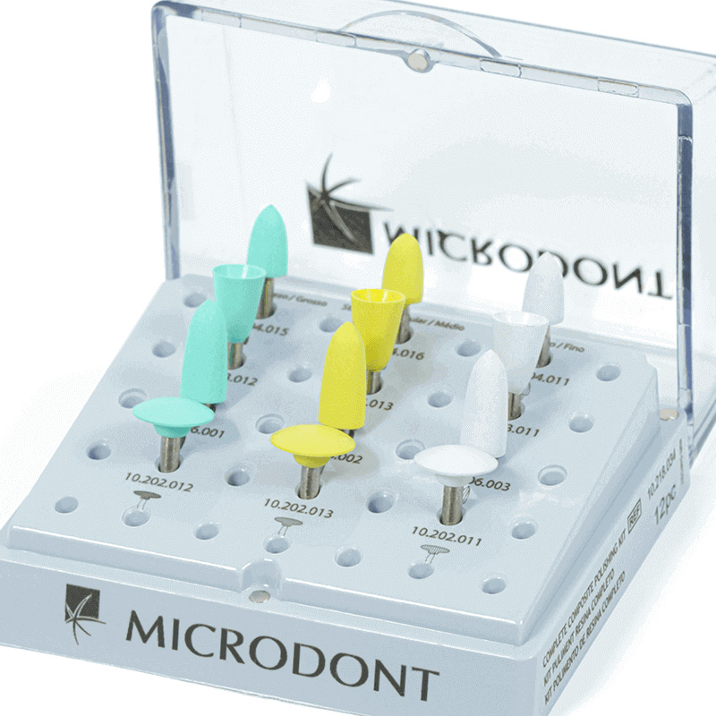 Kit Polimento de Resina Completo CA  - Microdont