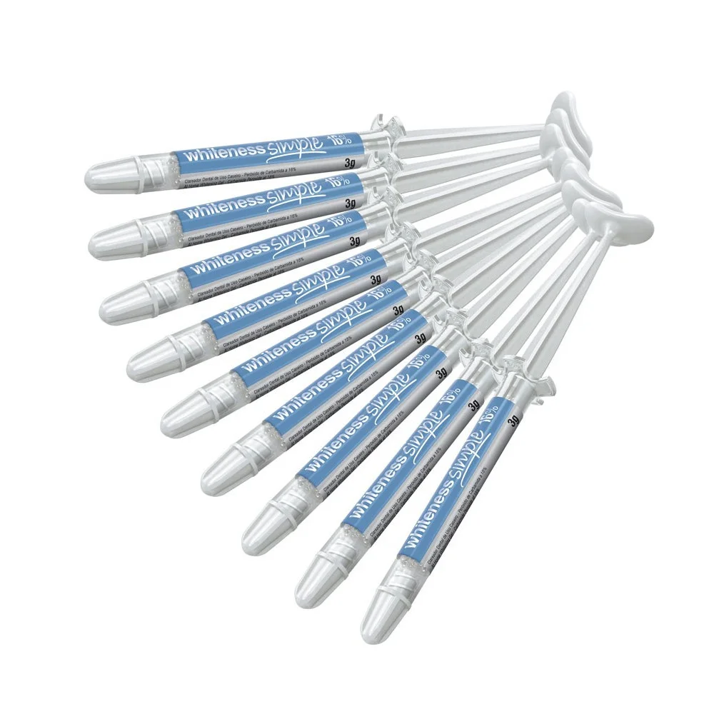 Clareador Whiteness Simple com 10 Seringas - FGM