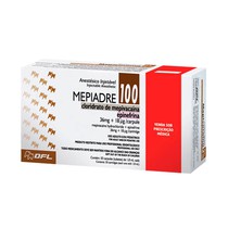Anestésico Mepivacaína Mepiadre 2% 1:100.000 - DFL