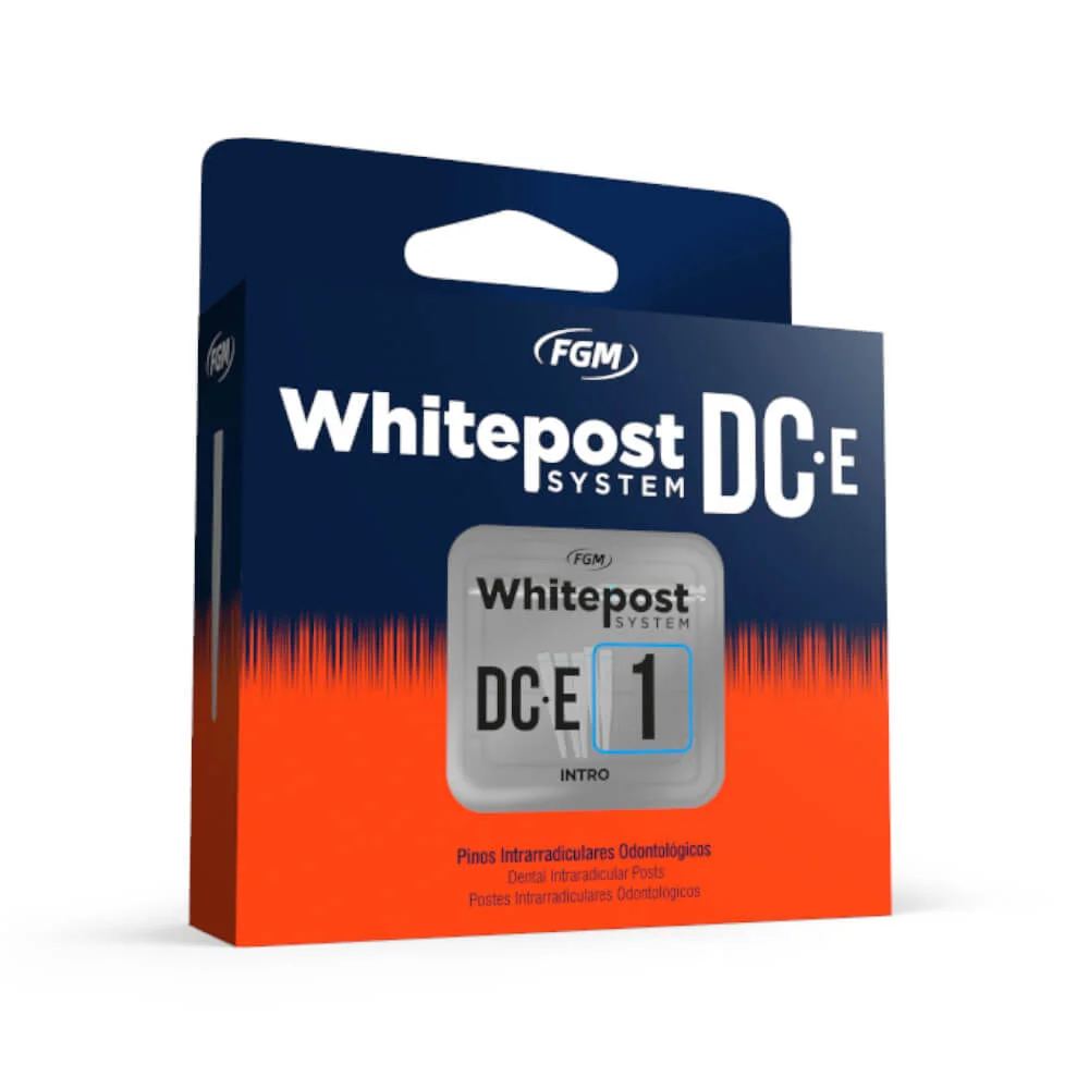 Pino de Fibra de Vidro WhitePost System DC-E Intro com Broca - FGM