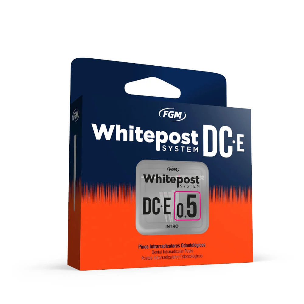 Pino de Fibra de Vidro WhitePost System DC-E Intro com Broca - FGM