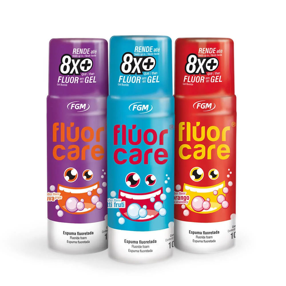 Flúor em Espuma Flúor Care 100g - FGM
