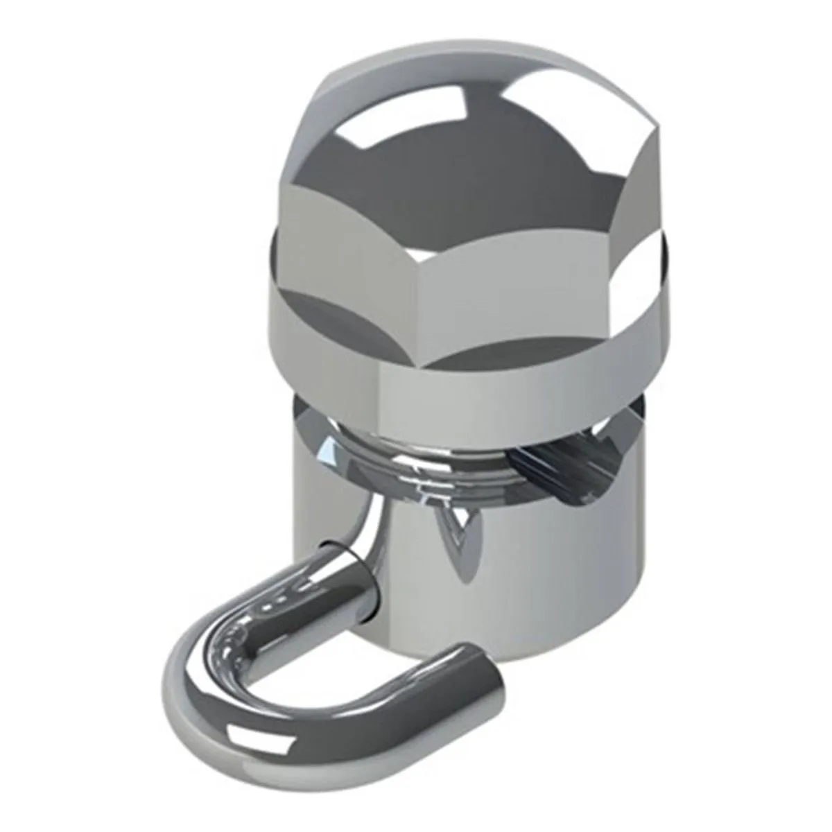 Gurin Com Gancho Slot Redondo Fechado - Morelli