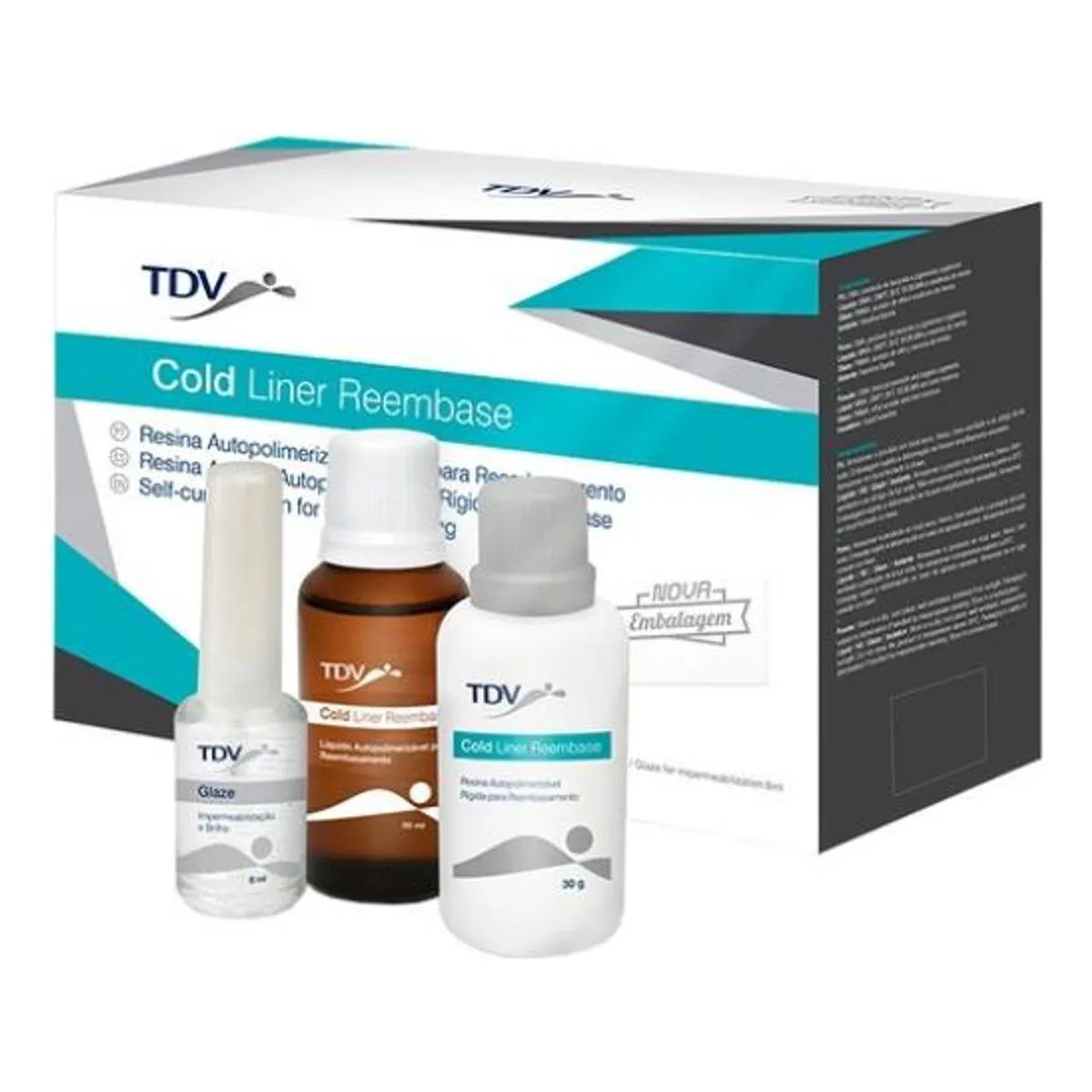 Kit Reembasador Cold Liner Reembase Cor Rosa - TDV
