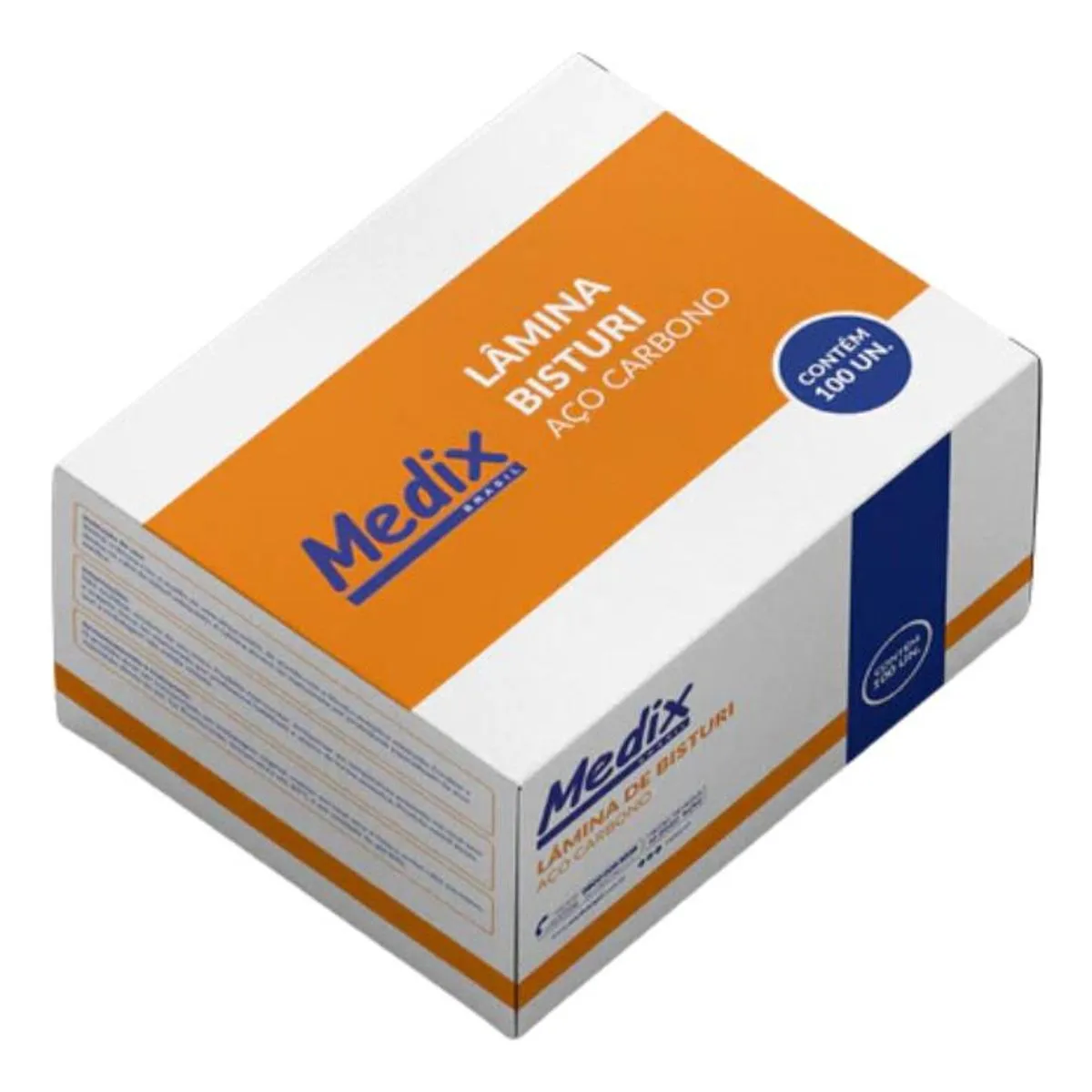 Lâmina de Bisturi de Aço Carbono - Medix