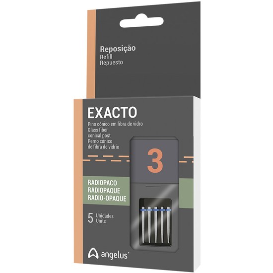 Pino de Fibra de Vidro Exacto Refil - Angelus