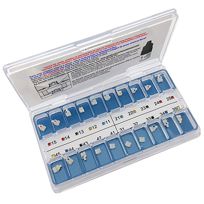 Kit de Bráquetes 01 caso Presc. Roth  Ceramic .022