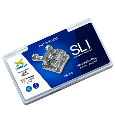 Kit de Bráquetes Autoligado 01 caso Presc. Roth SLI .022