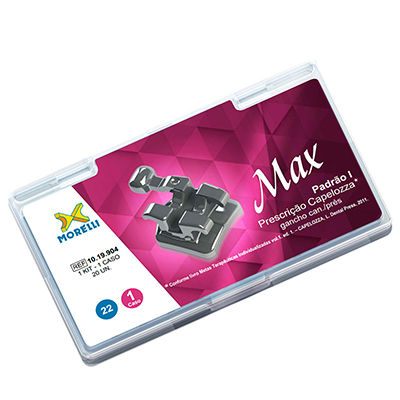 Kit de Bráquetes 01 caso Presc. Capelozza  Max Padrão I .022