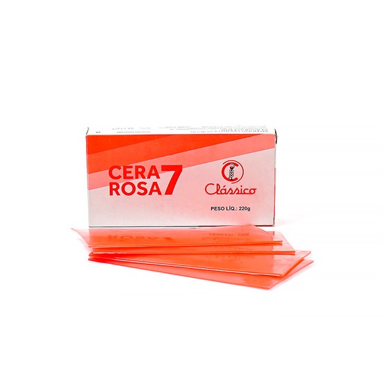 Cera 7 Rosa Lâmina 220g- Clássico