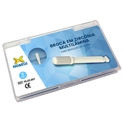 Broca em Zircônia Multilâmina para Remoção de Resina-Morelli 75.03.001